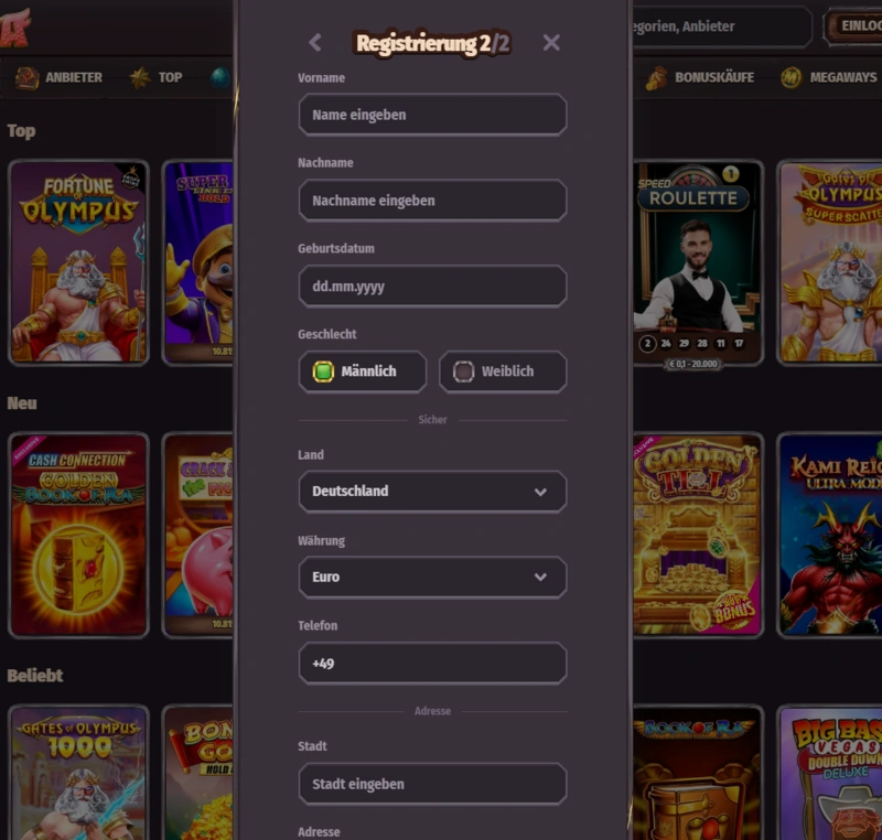 dragonia registration page
